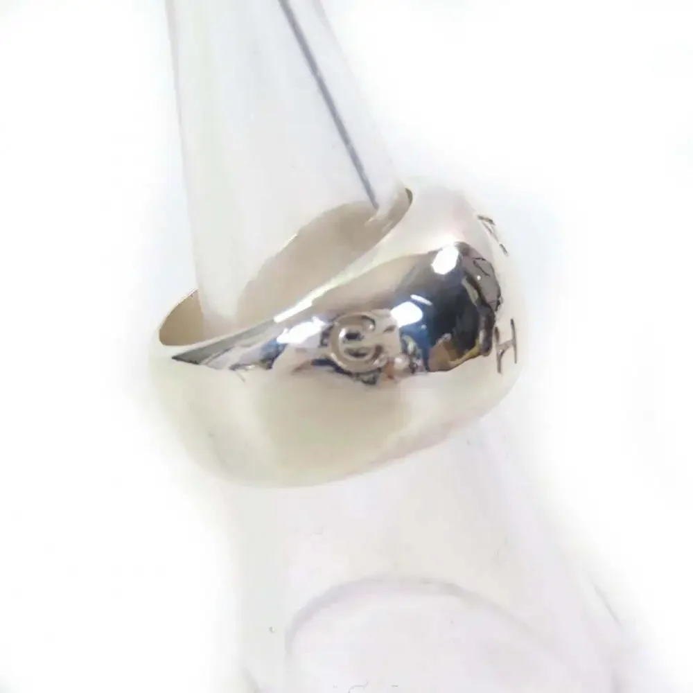 CHANEL Authentic Silver Ring